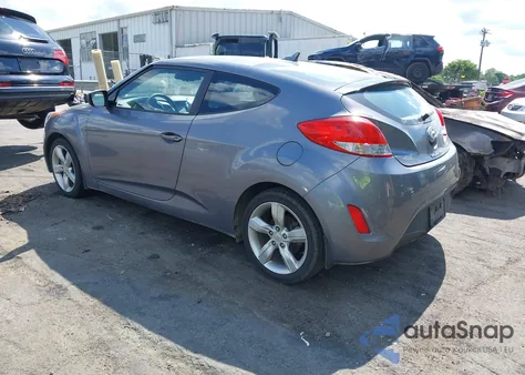 2013 Hyundai Veloster Base W/Black из США, поврежденный, VIN KMHTC6ADXDU172104